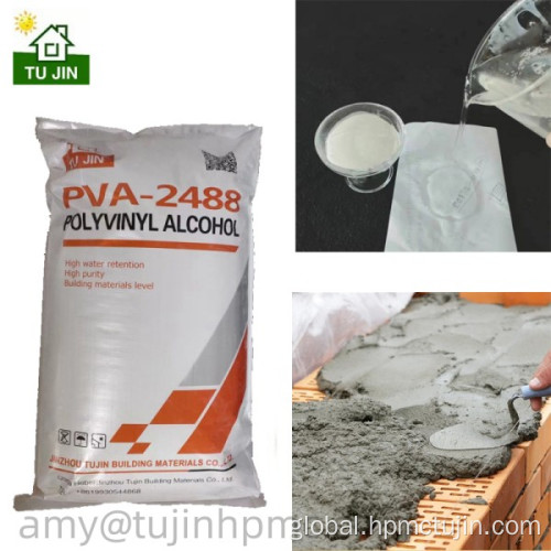 Mortar Additive Pva Powder construction grade Polyvinyl Alcohol for Tile Binder Manufactory
